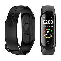 Фитнес-часы Smart Watch М4-B Fitness band, черный