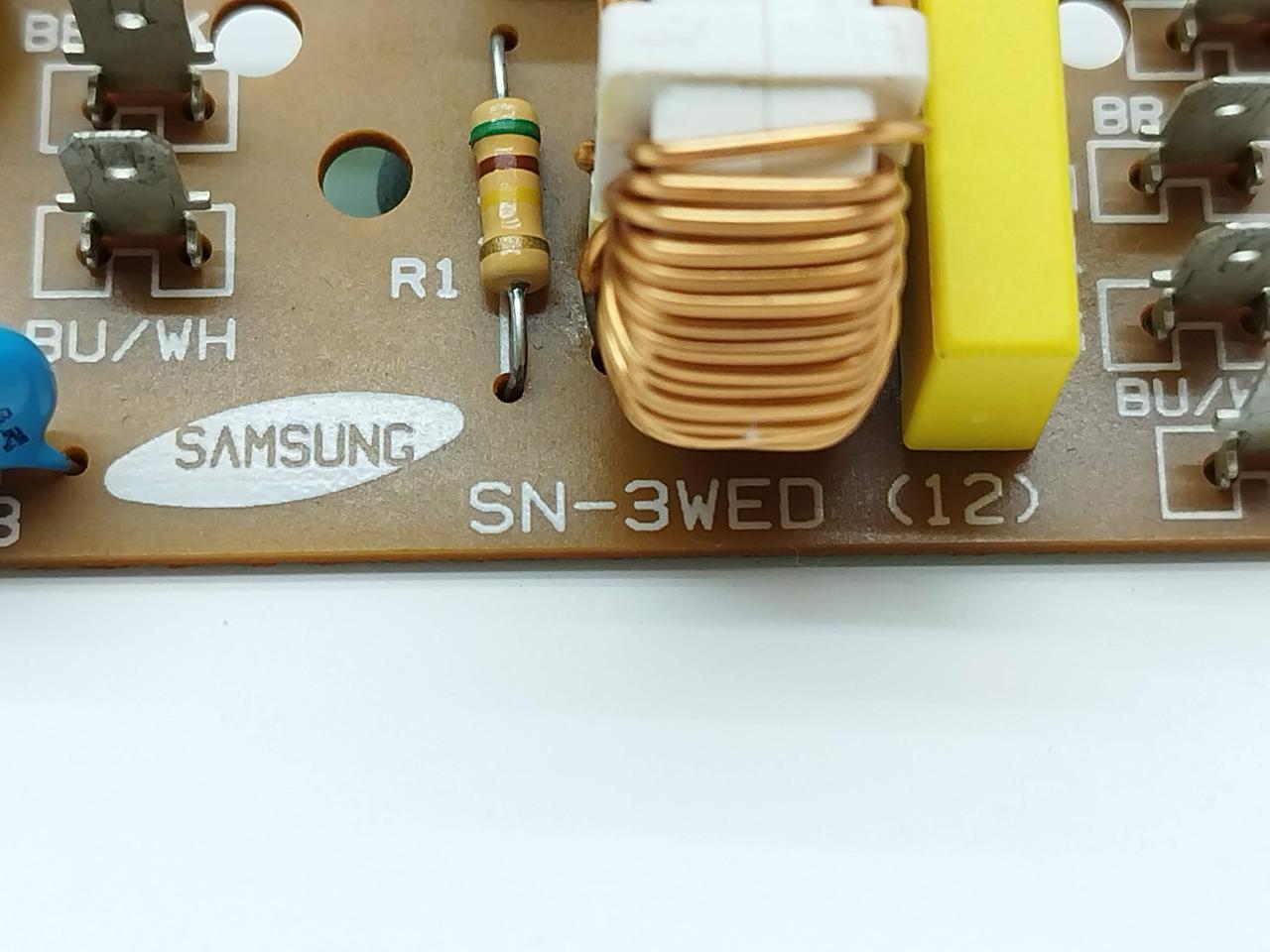 Плата сетевого фильтра СВЧ печи Samsung DE96-00010 + инерционный ...