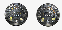 Автомобільна фара ВАЗ, НІВА, ВАЗ, 2101-2121LED (178 мм 7") 45 W + повороти з лінзи. шт.