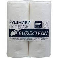 Полотенца BuroClean, целлюлозные, 2 рулона, белый