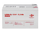 Акумулятор гелевий LPM-GL 12V - 7.5 Ah, фото 4