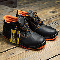 Чоловічі черевики робочі літо шкіряні без металевого носка «УРГЕНТ» Спецвзуття робоче взуття польське «Urgent»