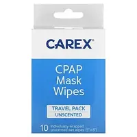 Carex, Протирочная маска с CPAP-маской, дорожный пакет, без запаха, 10 салфеток Днепр