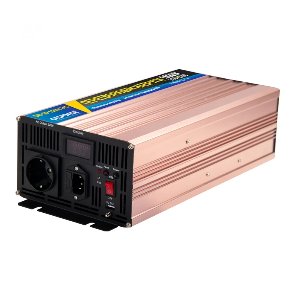 Джерело безперебійного живлення (інвертор) SW-GP1500/24C, 1500W, фото 1