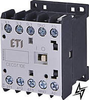 Контактор миниатюрный CEC 07.10 24V AC (7A; 3kW; AC3) 4641050 ETI