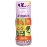 Plum Organics, Mighty Puffs, снек из древних злаков и нута, морковь и брокколи, 52 г (1,85 унции) в Украине