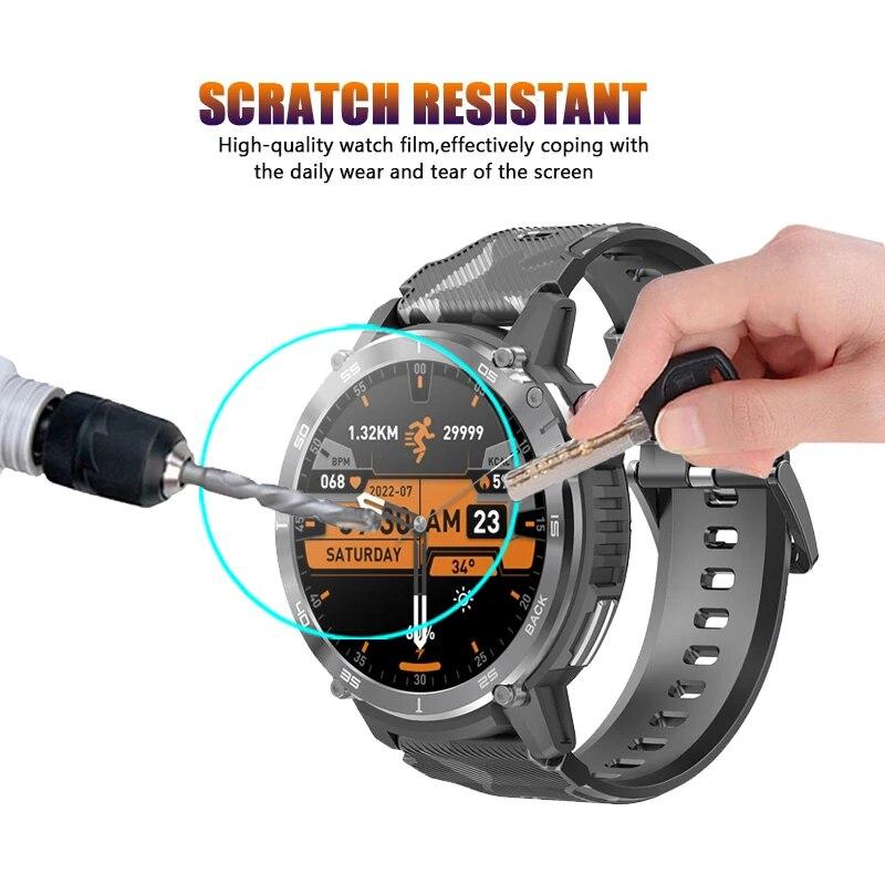 Захисне скло для смарт-годинника Modfit Sniper Pro/Lemfo C22