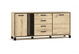 Комод 2Д4Ш Велс Артісан/Венге (Меблі Сервіс)