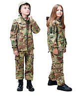 Костюм детский ARMY KIDS Скаут Soft-Shell теплый камуфляж Мультикам