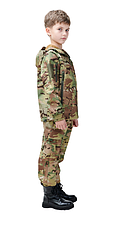 Костюм дитячий ARMY KIDS Скаут Soft-Shell теплий камуфляж Мультикам, фото 5