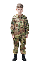 Костюм дитячий ARMY KIDS Скаут Soft-Shell теплий камуфляж Мультикам, фото 3