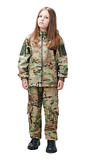 Костюм дитячий ARMY KIDS Скаут Soft-Shell теплий камуфляж Мультикам, фото 4