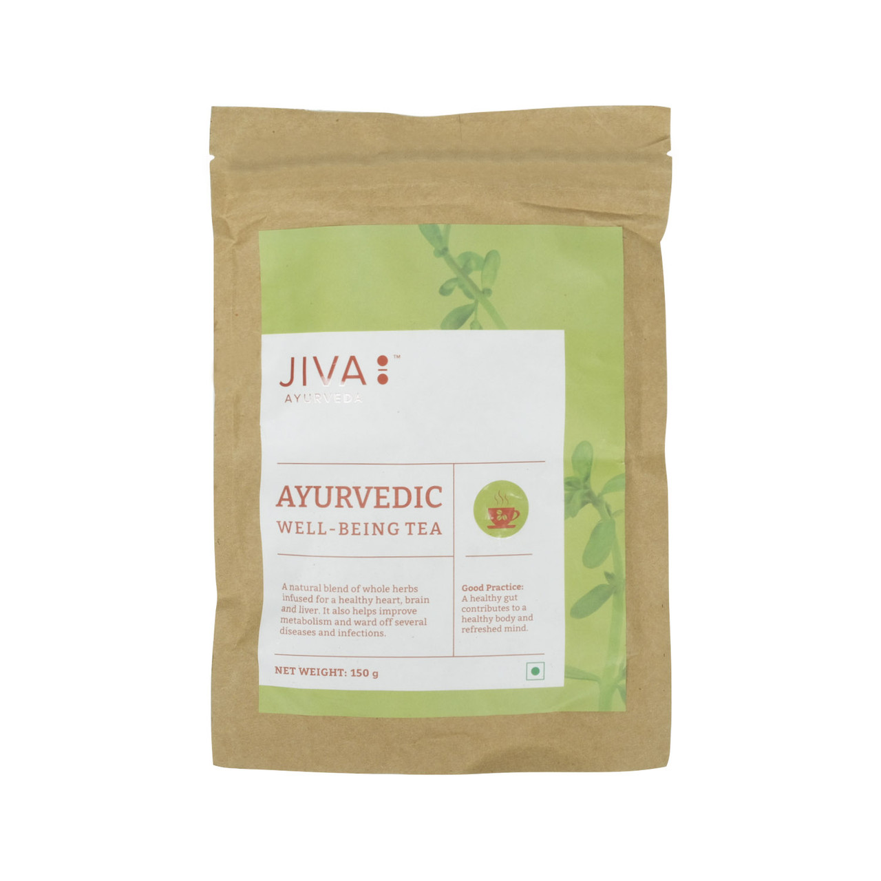 АЮРВЕДИЧНИЙ ЧАЙ 150ГРМ. ДЖИВА, AYURVEDIC TEA 150GM. JIVA