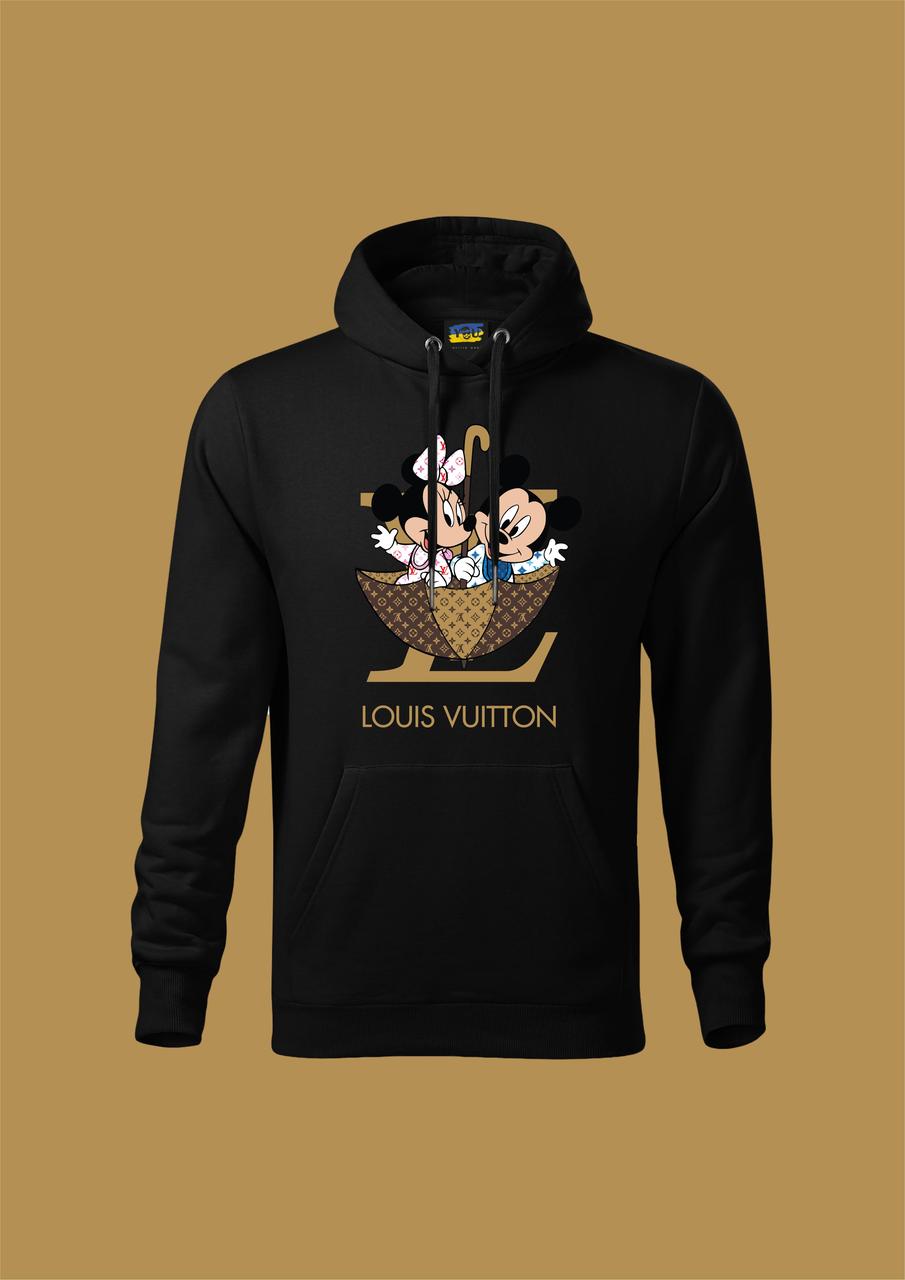 Худі YOUstyle Mickey VUITTON 1097 Black