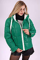 Куртка жіноча зимова зелена код П802