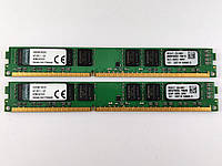 Комплект оперативной памяти Kingston ValueRAM DDR3 16Gb (2*8Gb) 1600MHz PC3-12800 (KVR16N11K2/16) Б/У