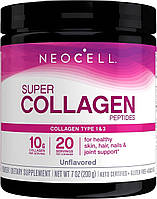 Коллаген NeoCell, Super Collagen Peptides, Unflavored, 200 г
