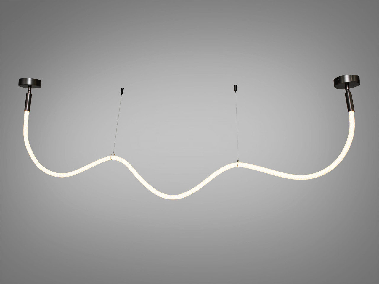 Підвіс неоновий шнур "Ropelight" 22 Вт чорний хром 9610-2000BHR