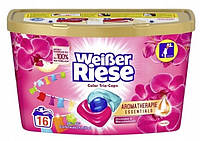 КАПСУЛЫ ДЛЯ СТИРКИ WEIBER RIESE 16 ШТ. 3В1 ЦВЕТ