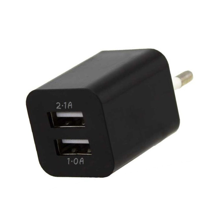 USB зарядний пристрій для телефонів і планшетів — 2 роз'єми USB 5 В 2 А