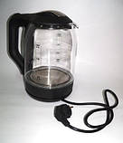 Зручний електрочайник Domotec Німеччина Чайник скляна Висока якість, фото 3