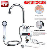 Кран водонагрівач для ванної з датчиком температури Польща, фото 5