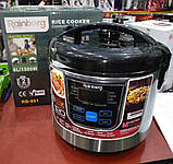 Мультиварка 12 програм Rainberg Німеччина, 6 л, пароварка, книга рецептів 1000 Вт, фото 3