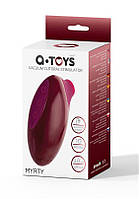 Кліторальний стимулятор - A-Toys Myrty Clitoral Vacuum Stimulator, burgundy, 9.8 cm ssmag.com.ua