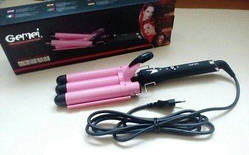 Потрійна плойка щипці для завивання волосся локонів 180-210 °C, Geemy Німеччина