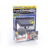 Вуличний світильник 24 LED на сонячній панелі з датчиком руху Black КОД WJ 185, фото 2