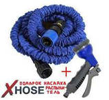 Садовий шланг 45 м, для поливання X-HOSE 45 м, поливальний розтягувальний? насадка розпилювач КОД WJ 185, фото 2