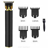 Машинка для стриження волосся, бороди професійна, тример usb, окантовна машинка Польща, фото 7