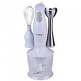 Блендер ручний, кухонний комбайн, подрібнювач,міксер 3 в 1 600 Вт Райнберг Німеччина, фото 3