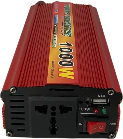 Інвертор напруги POWERMASTER 1000 (12В/220В) Чиста Синусоїда