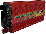 Інвертор напруги POWERMASTER 1000 (12В/220В) Чиста Синусоїда UI 4654 UE, фото 4