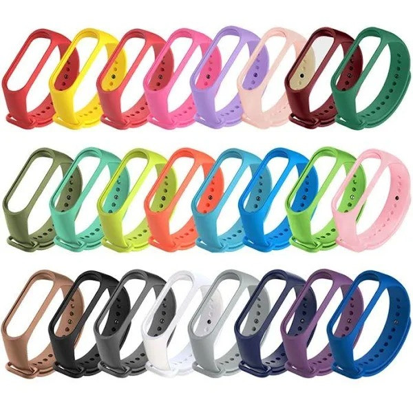 Ремінець Original Design Xiaomi Mi Band 5 / Mi Band 6 (Чорний, червоний, бежевий)