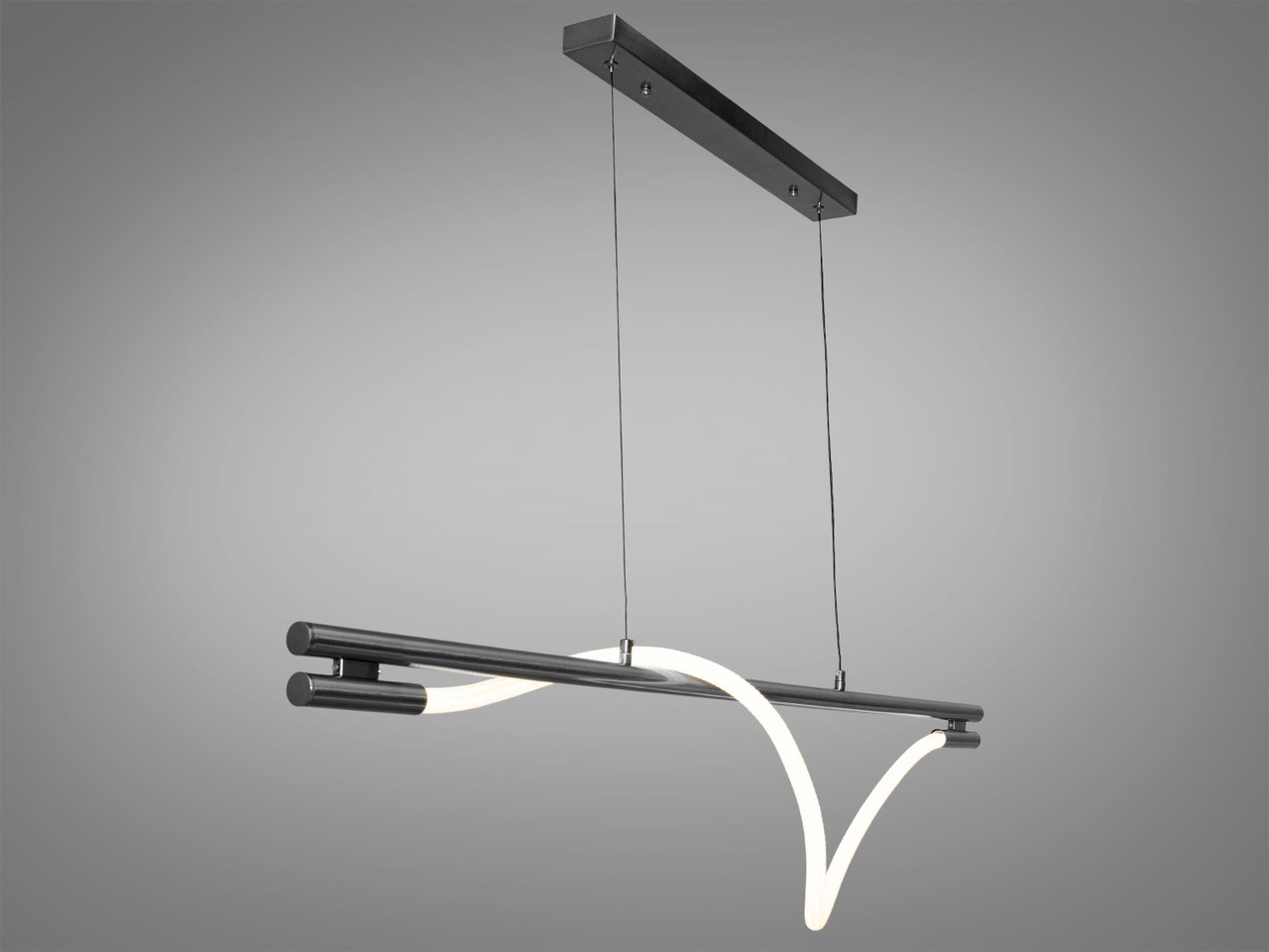 Підвіс неоновий шнур "Ropelight" 15 Вт чорний хром 9609-L1200BHR