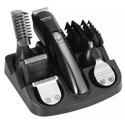 Триммер мужской Kemei KM-600 универсальный 11 в 1 для стрижки волос и ...