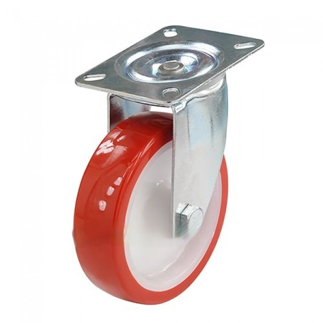 Колесо 320125 поліуретан/поліамід поворотне, діаметр 125мм