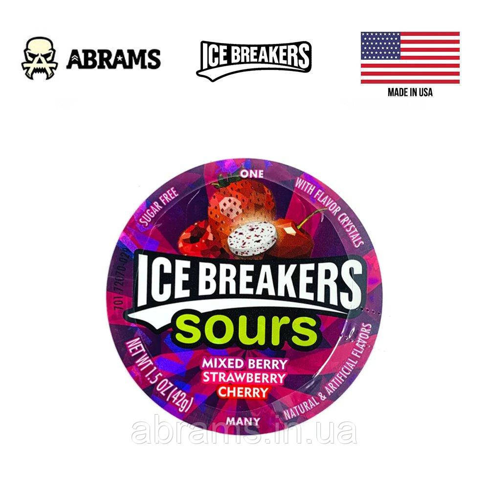 Льодяники Ice Breakers Sours Strawberry Mixed Berry 42g