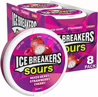 Льодяники Ice Breakers Sours Strawberry Mixed Berry 42g, фото 7