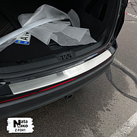 Накладка на бампер із загинанням Ford Edge USA (2014-2018) (NataNiko)