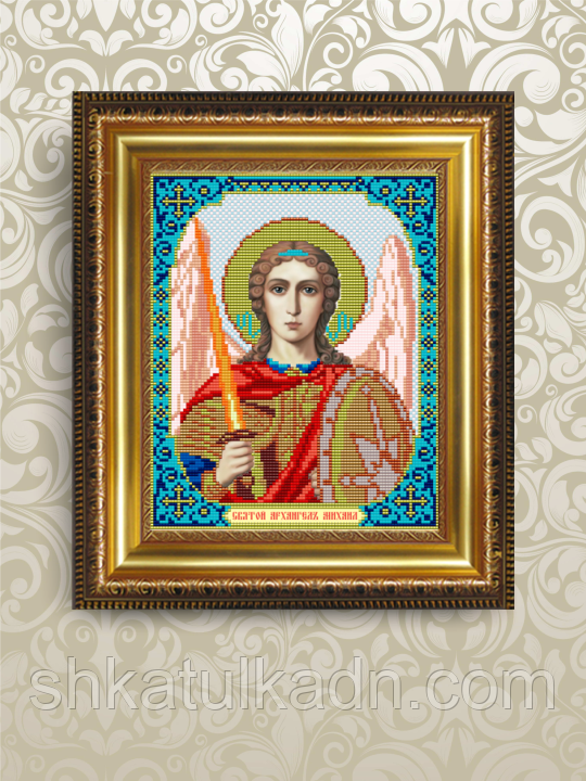 Схема для вишивки бісером Архангел Михайло