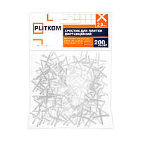 Крестики для плитки Plitkom 2 мм 200 шт