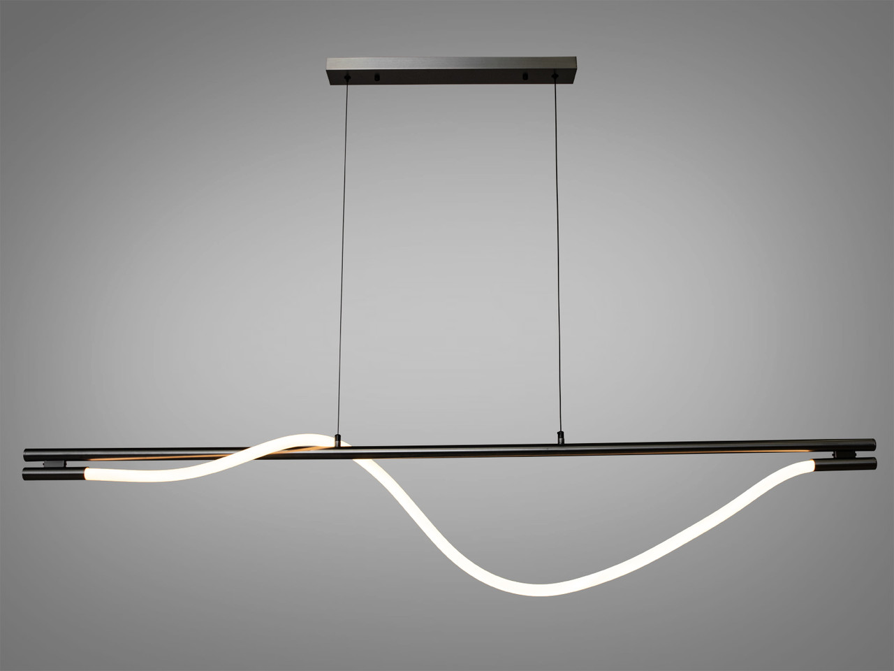 Підвіс неоновий шнур "Ropelight" 20 Вт чорний хром SY9609-L1600BHR, фото 1