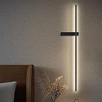 Світильник бра палка 100 см 20W метал (Чорний мат)