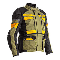 RST Pro Series Adventure-X CE Mens Textile Jacket Green / Ochre XL