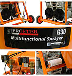 Шпаклювальна машина, станція для нанесення шпаклівки Profter G-30 (10 л/хв 1600 Вт 60 кв/год), фото 7