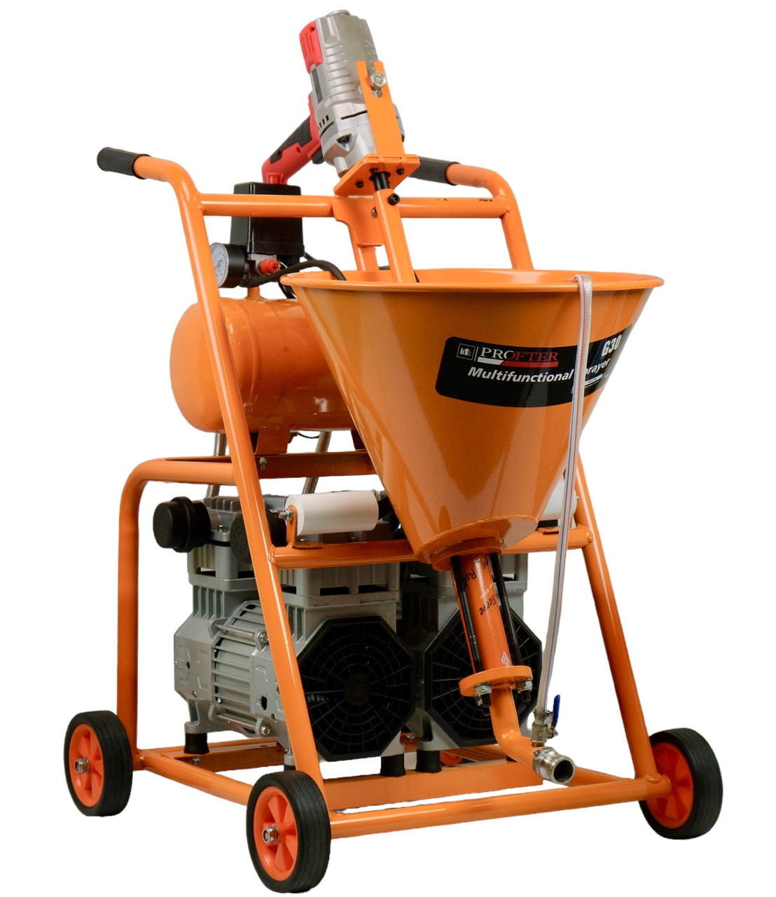 Шпаклювальна машина, станція для нанесення шпаклівки Profter G-30 (10 л/хв 1600 Вт 60 кв/год), фото 1