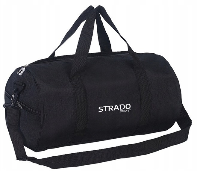 Cпортивна сумка з відділом для взуття 25L Strado Sport чорна DS